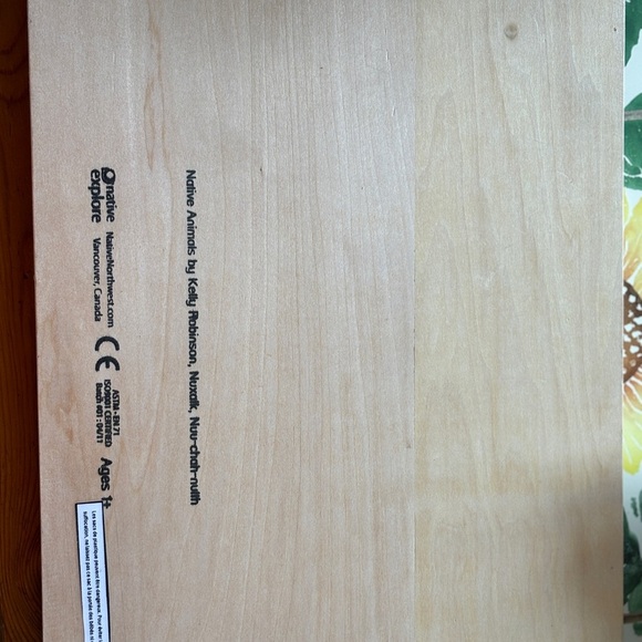 Wooden Puzzle Toy. Native Animals. Vancouver​ - Picture 4 of 4